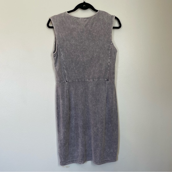 Leith | Gray Grunge Bodycon Dress | Size Small - Picture 7 of 9